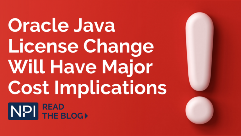 Oracle Java License Change Will Have Major Cost Implications | NPI