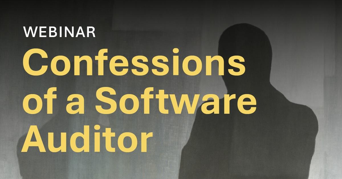 Confessions of a Software Auditor