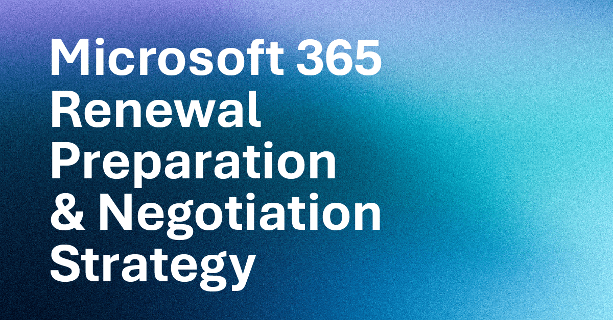 Microsoft 365 Renewal Preparation